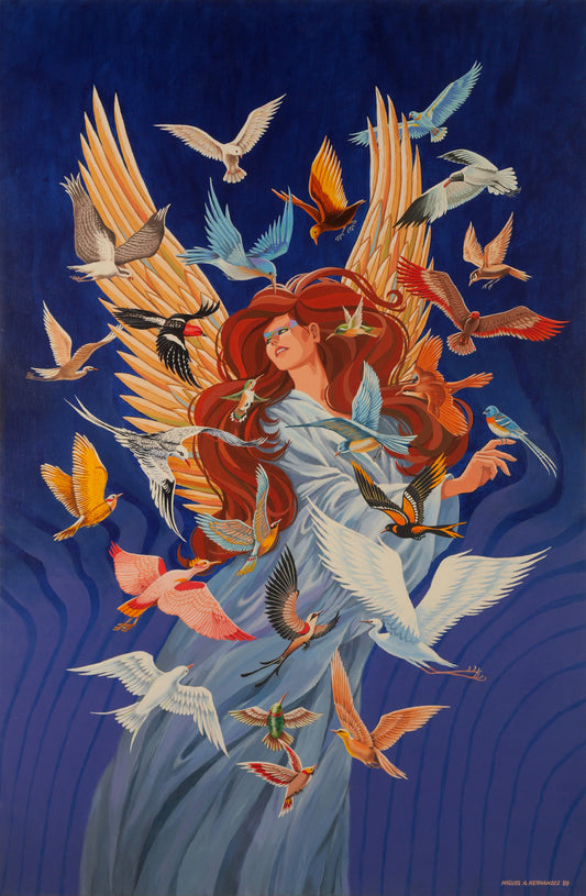 Miguel A. Hernández "El angel de los pájaros"