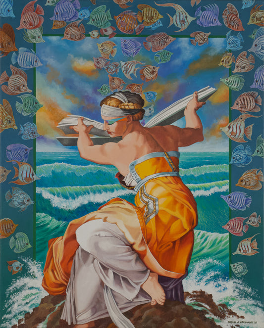 Miguel A. Hernández "Una Sibila en el mar"