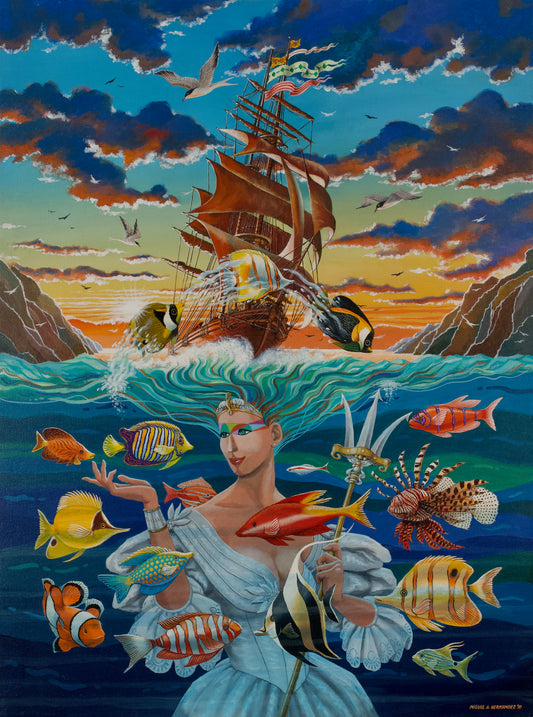 Miguel A. Hernández "La corte de Madame Neptuno"