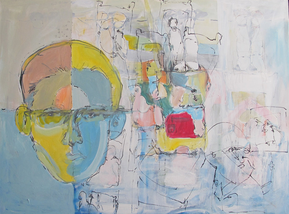 Francisco Ruiz del Porto "Rostro y fetiches II"