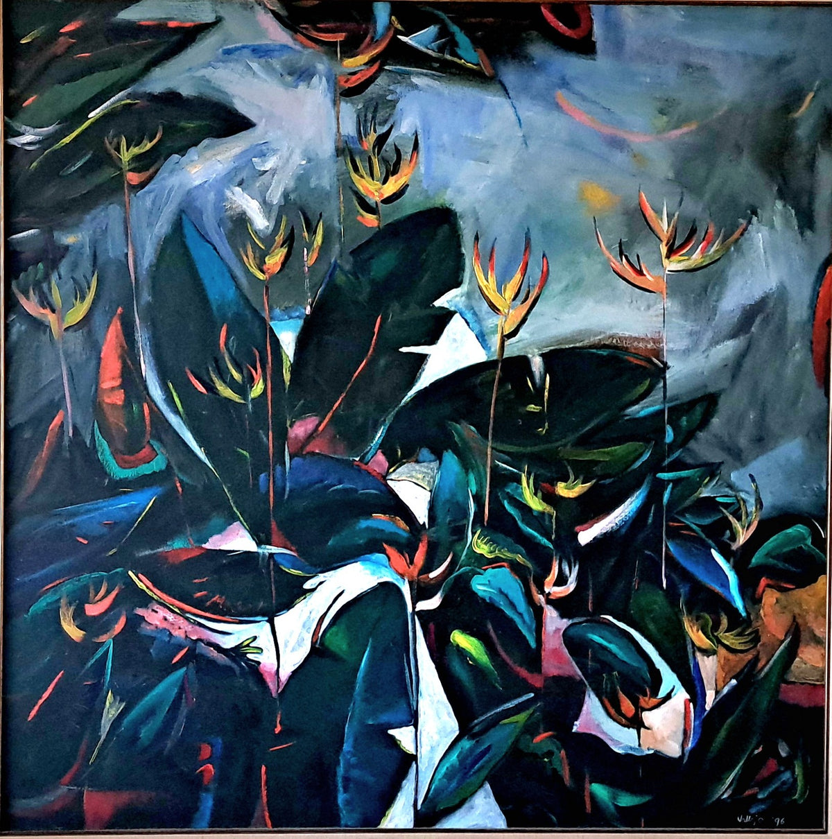 Orlando Vallejo "Helicornias" – Pamil fine art gallery