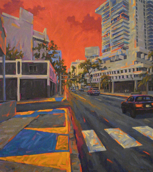 Christian Martinez "Ocaso urbano incandescente"