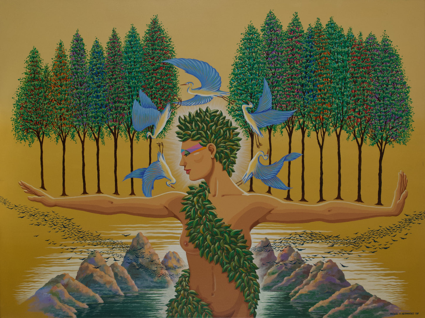 Miguel A. Hernández "Paz a los bosques"