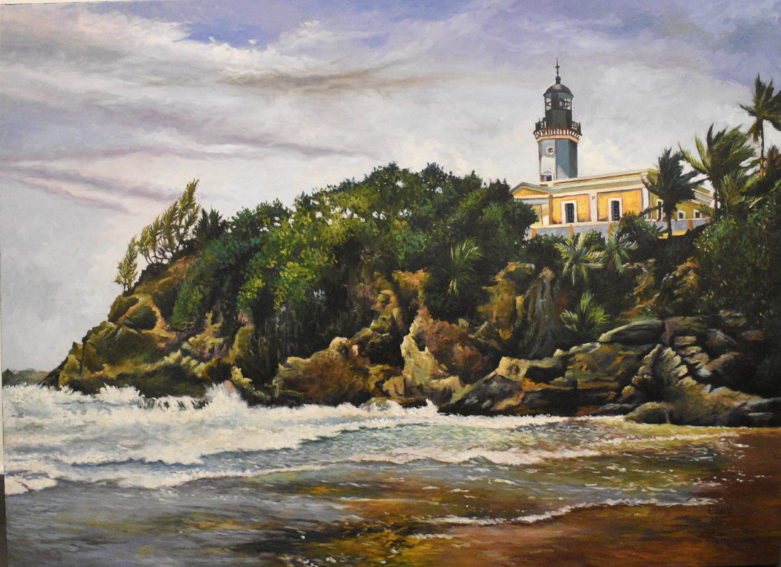 Rene Rivera Roman "Faro Punta Tuna" – Pamil fine art gallery