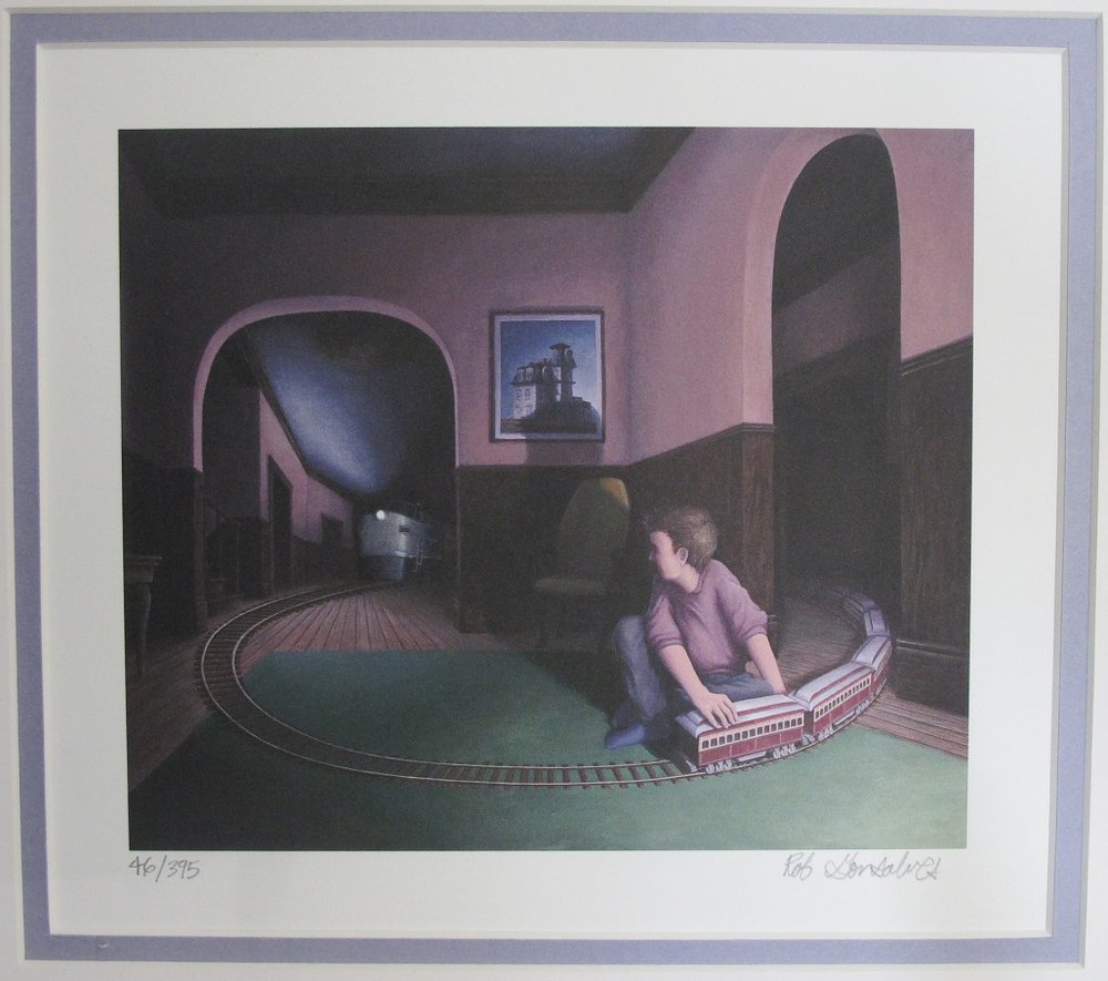 ROB GONSALVES - THE HOUSE BY THE RAILROAD – Pamil fine art gallery
